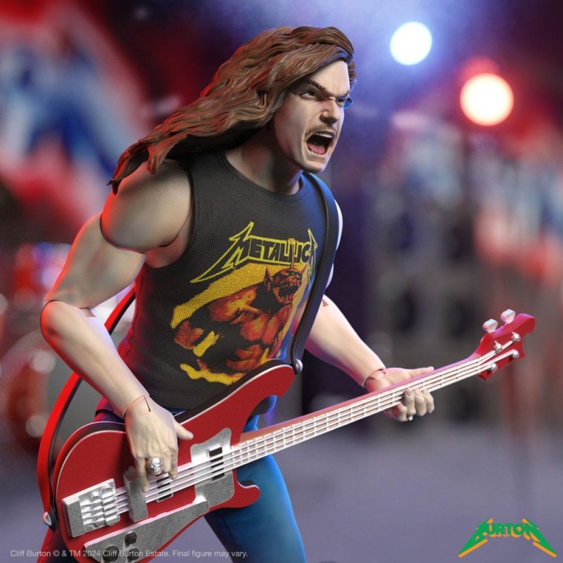 Figurka Metallica Ultimates Wave 2 Cliff Burton 18 cm