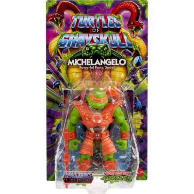 Figurka Masters of the Universe TMNT: Turtles of Grayskull Michelangelo 14 cm