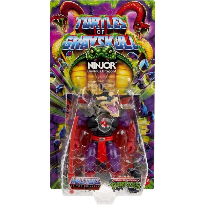 Figurka Masters of the Universe TMNT:Turtles of Grayskull Mutated Ninjor 14 cm