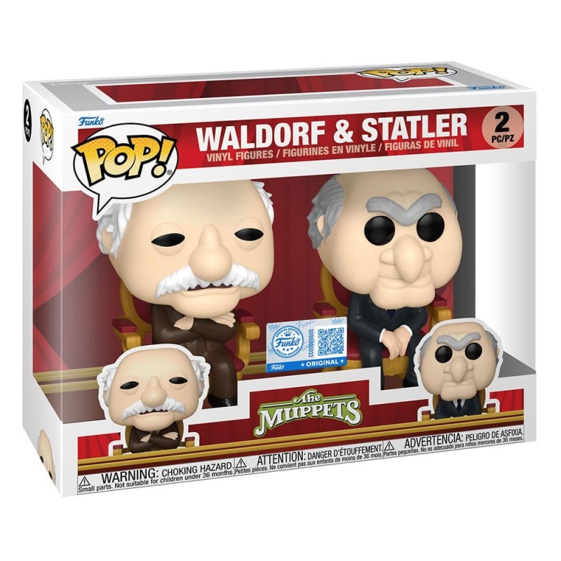 The Muppets POP! Television Vinyl Figures 2-Pack Waldorf & Statler