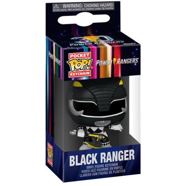 Brelok Funko POP Power Rangers 30th Anniversary Black Ranger