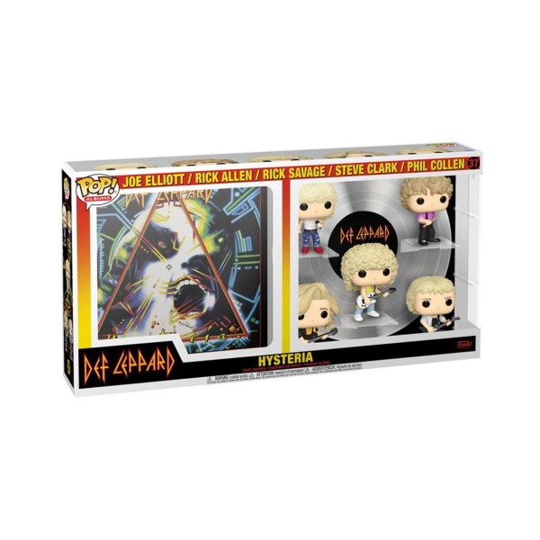 Funko POP! Albums: Def Leppard - Joe Elliott, Rick Allen, Rick Savage, Steve Clark & Phil Collen