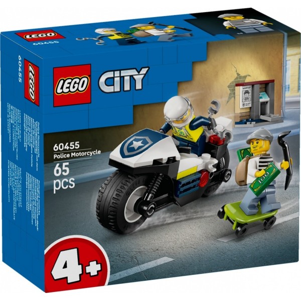 Klocki Lego City 60455 Pościg na motocyklu policyjnym