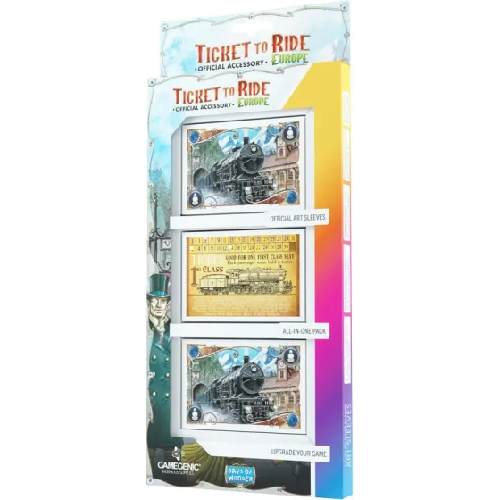 Gamegenic: Ticket to Ride - Europe Art Sleeves (58 x 90 mm)