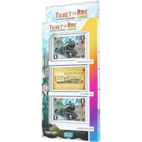 Gamegenic: Ticket to Ride - Europe Art Sleeves (58 x 90 mm)