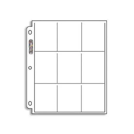 Koszulka do segregatora na 9 kart Silver