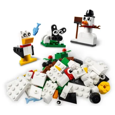 LEGO Classic 11012 Kreatywne klocki białe 60 elementów