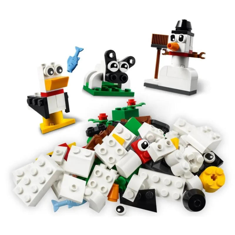 LEGO Classic 11012 Kreatywne klocki białe 60 elementów