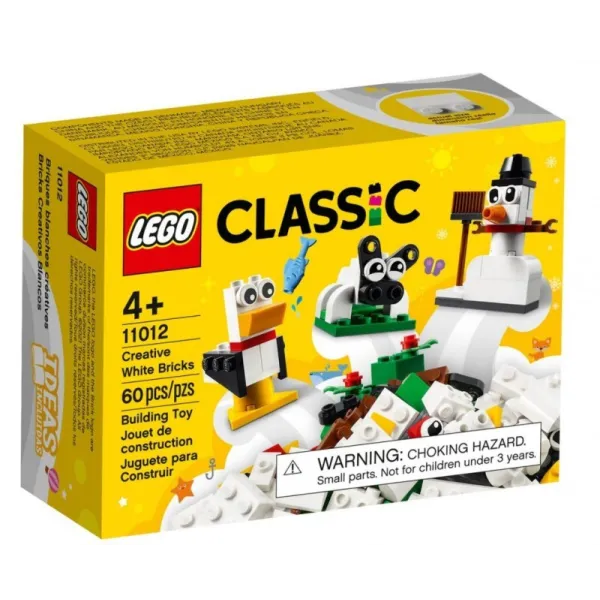 LEGO Classic 11012 Kreatywne klocki białe 60 elementów