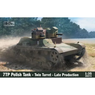 IBG Models 35072 1:35 7TP Polish Tank Twin Turret Late Production