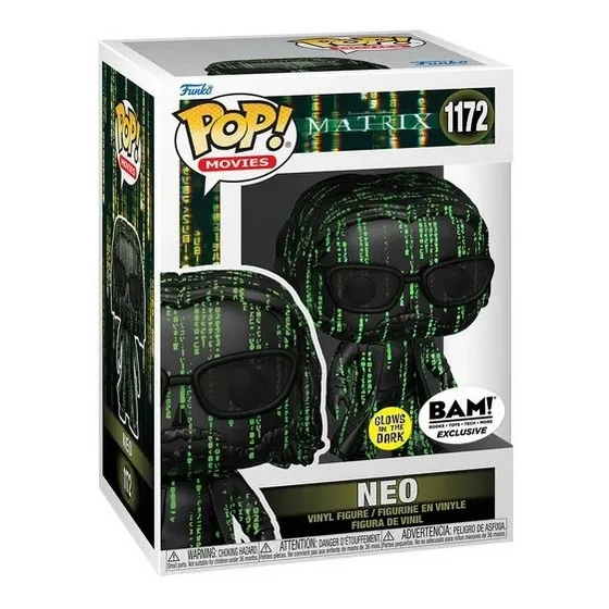 Funko POP! The Matrix 4 Neo 1172 Glow in the Dark Exclusive