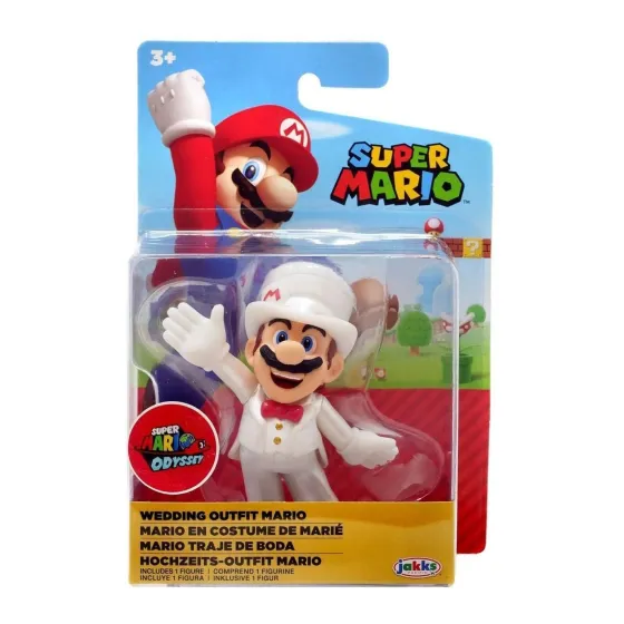 Figurka Super Mario Wedding Outfit Mario 6cm