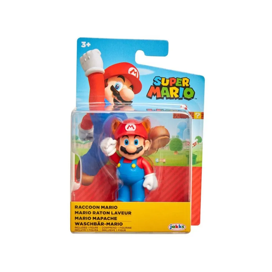 Figurka Super Mario Raccoon Mario 6cm