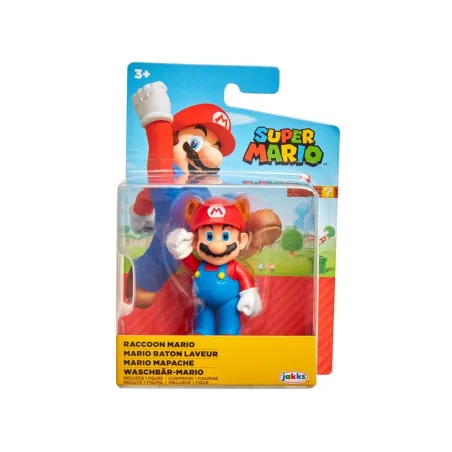 Figurka Super Mario Raccoon Mario 6cm