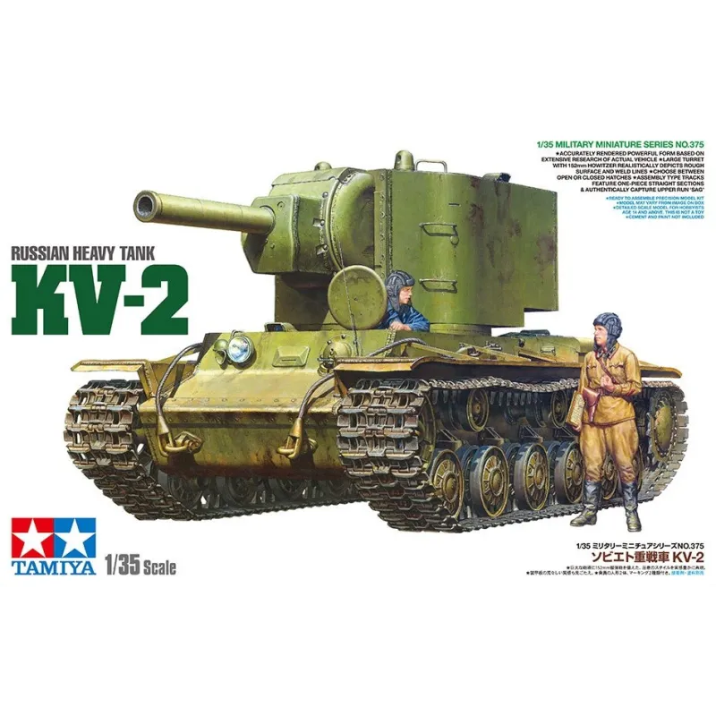 Tamiya 35375 1:35 Russian Heavy Tank KV-2