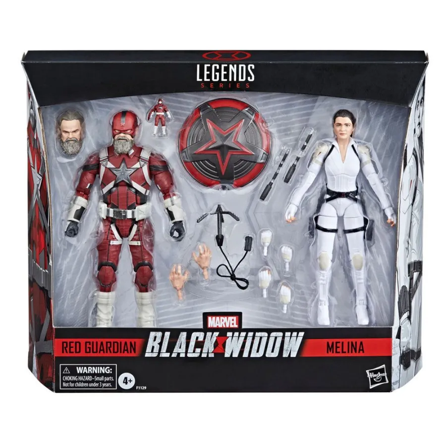 Figurki Red Guardian & Melina 15 cm Black Widow Marvel Legends 2-Pack