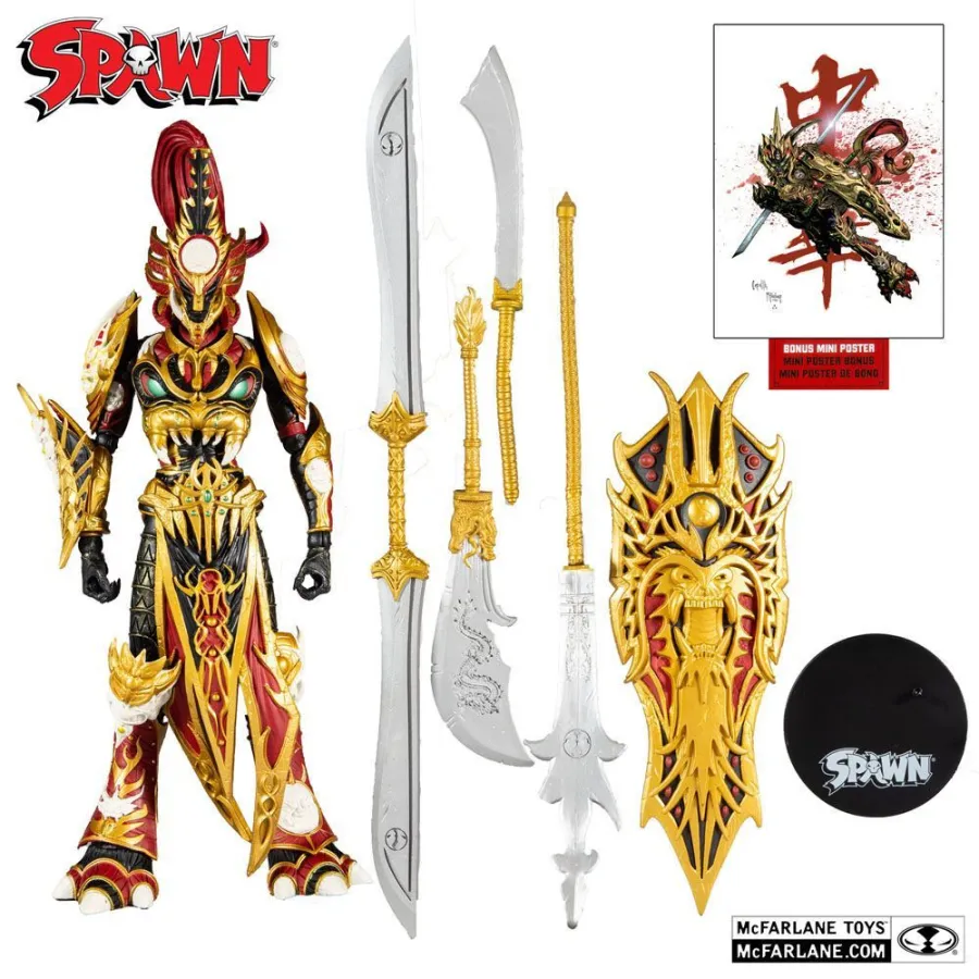Figurka Mandarin Spawn Deluxe 18 cm Designer Edition