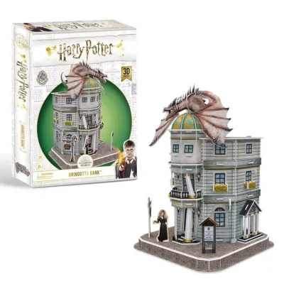 Puzzle 3D Harry Potter Bank Gringotta Cubic Fun