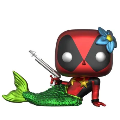 Figurka Funko POP + koszulka Marvel Deadpool Mermaid Exclusive rozmiar XL