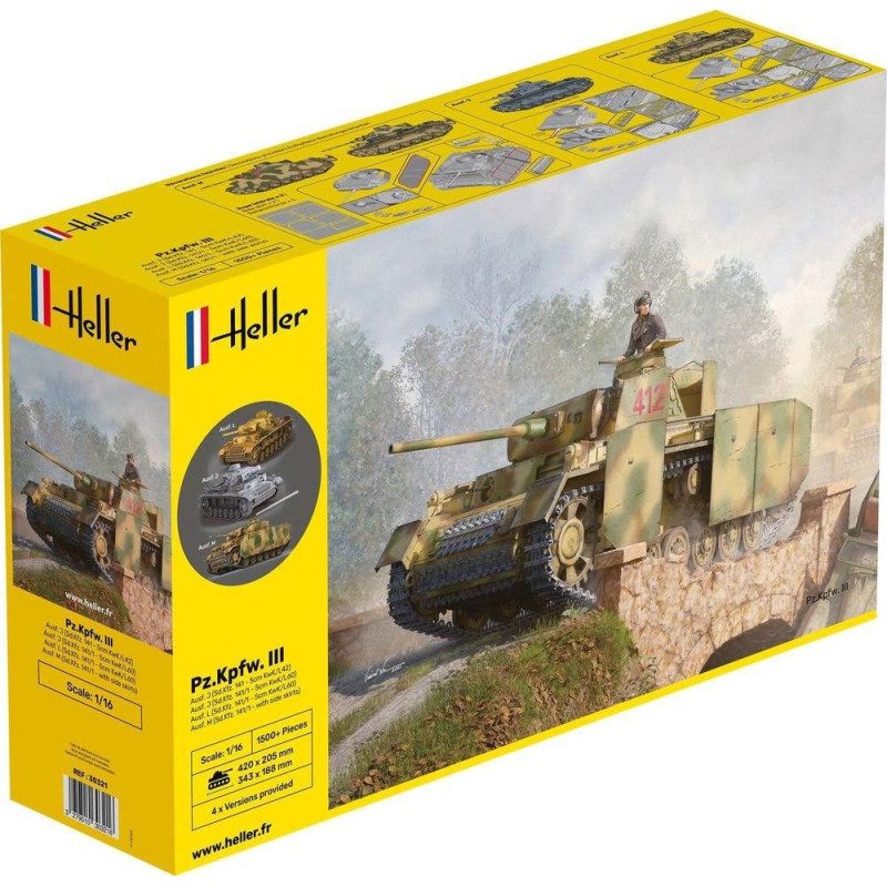 Heller 30321 1:16 Pz.Kpfw.III Ausf. J, L, M