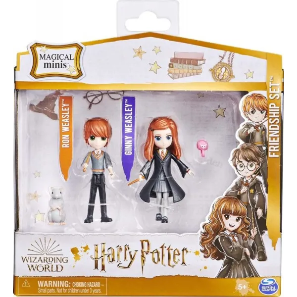 Figurki Wizarding World 2-pak Ron, Giny + Parszywek i Arnold