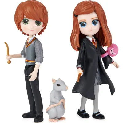 Figurki Wizarding World 2-pak Ron, Giny + Parszywek i Arnold