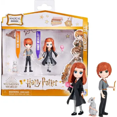 Figurki Wizarding World 2-pak Ron, Giny + Parszywek i Arnold