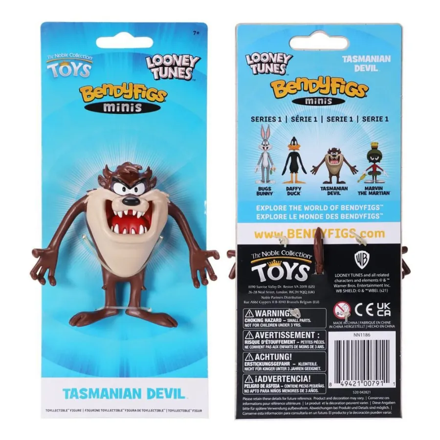 Figurka Taz Tasmanian Devil 9 cm Bendyfigs Bendable Looney Tunes