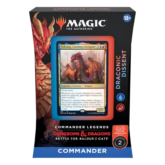 MtG: Commander Legends Baldur's Gate Commander Draconic Dissent