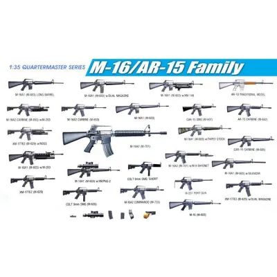Dragon 3801 1:35 M-16/AR-15 Family