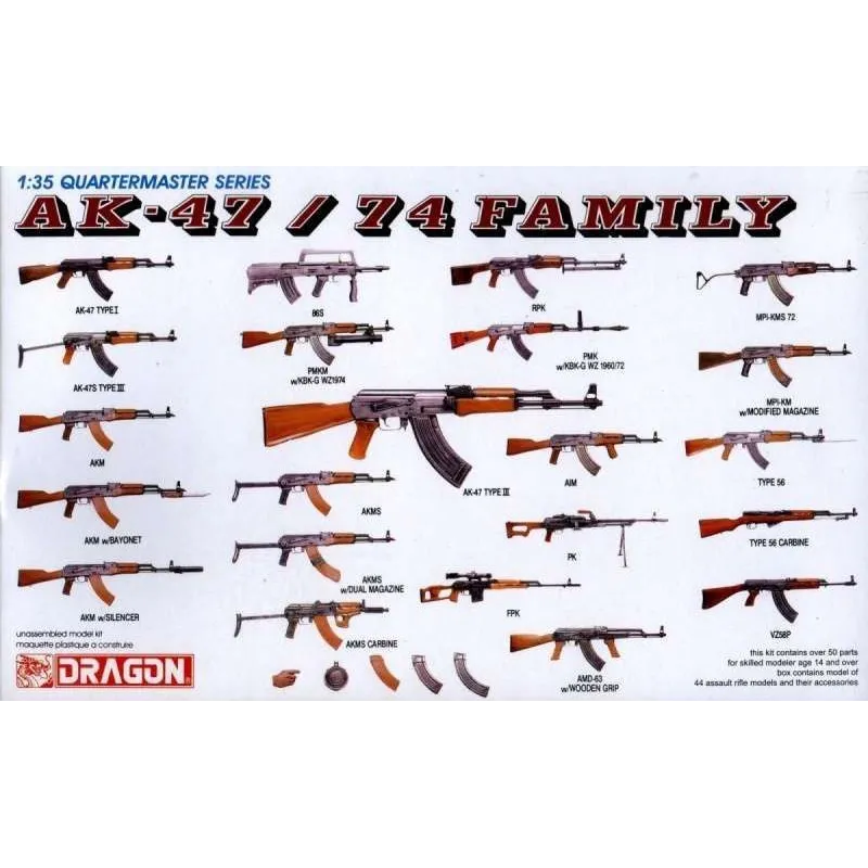 Dragon 3802 1:35 AK-47/74 Family
