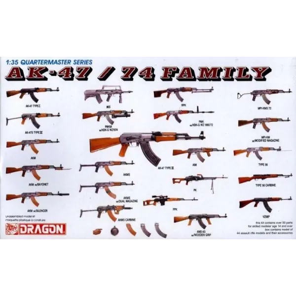 Dragon 3802 1:35 AK-47/74 Family