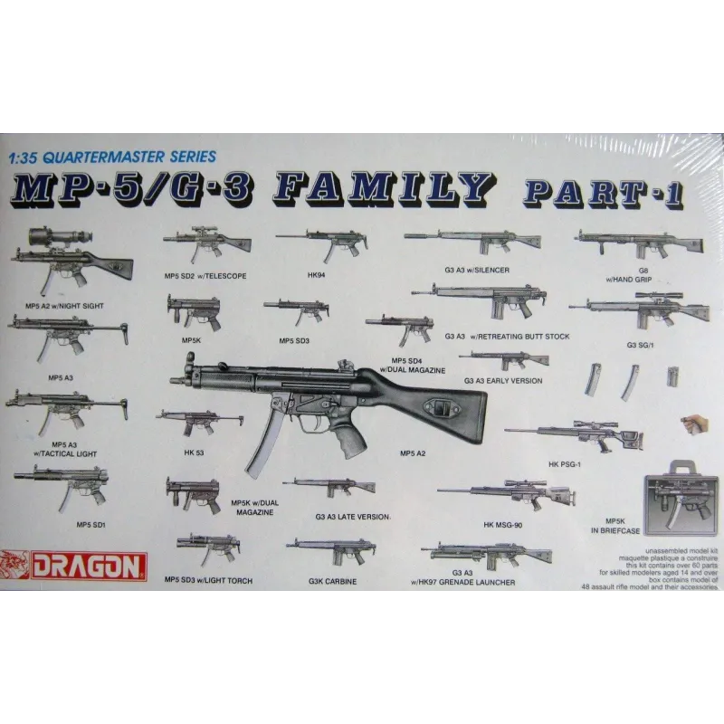 Dragon 3803 1:35 MP-5/G-3 Family