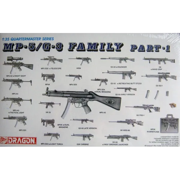 Dragon 3803 1:35 MP-5/G-3 Family