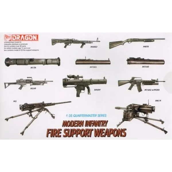 Dragon 3808 1:35 Modern Infantry Fire Support Weapons