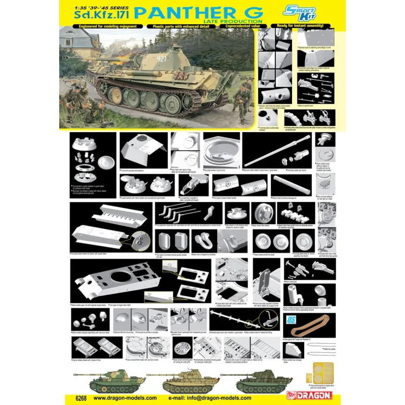 Dragon 6268 1:35 Sd.Kfz.171 Panther G Late Production