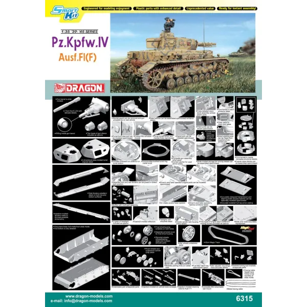 Dragon 6315 1:35 Pz.Kpfw.IV Ausf.F1