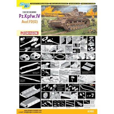 Dragon 6360 1:35 Pz.Kpfw.IV Ausf.F2(G)