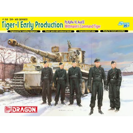 Dragon 6730 1:35 Tiger-I Early Production Pz.Kpfw.VI,Ausf.E Wittmann's Command Tiger