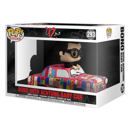 Figurka U2 POP! Rides Super Deluxe AB Car w/Bono 15 cm