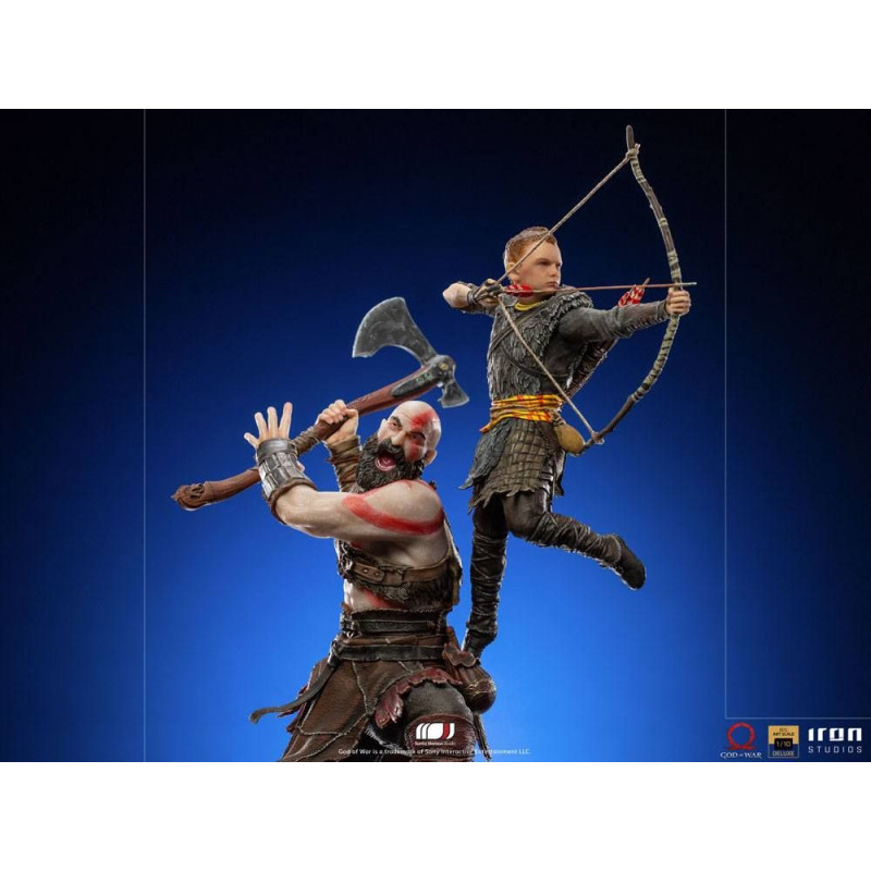 Figurka Kratos and Atreus God of War Statue Art Scale 1/10