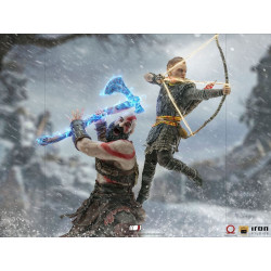 Figurka Kratos and Atreus God of War Statue Art Scale 1/10