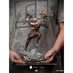 Figurka Kratos and Atreus God of War Statue Art Scale 1/10