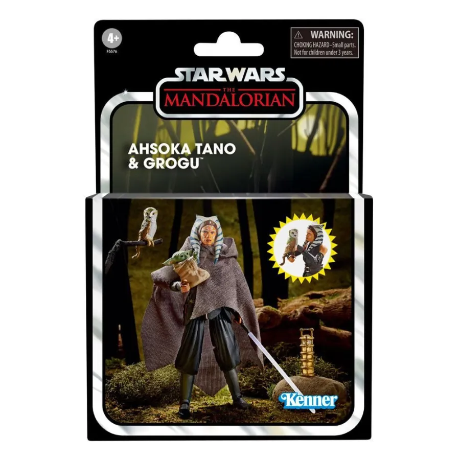Figurka F5576 Star Wars: The Mandalorian Vintage Collection 2022 Ahsoka Tano & Grogu 10 cm
