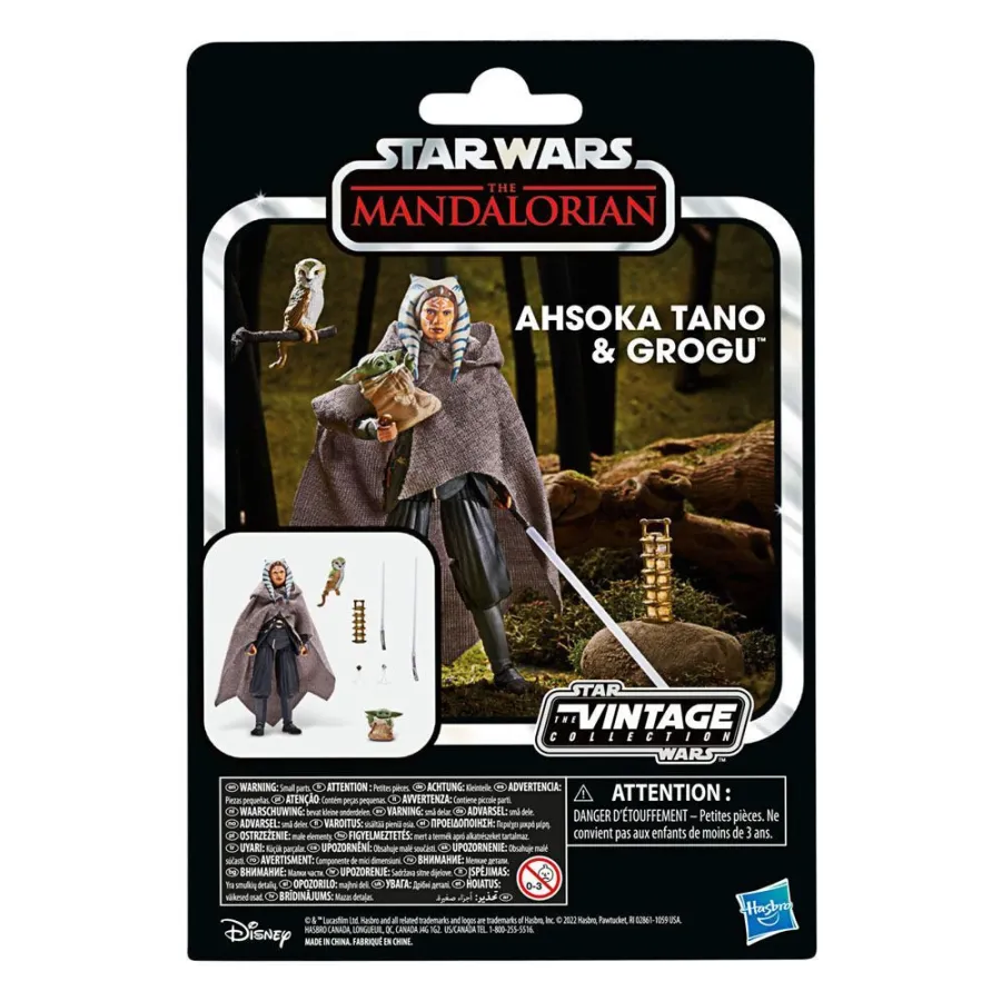 Figurka F5576 Star Wars: The Mandalorian Vintage Collection 2022 Ahsoka Tano & Grogu 10 cm