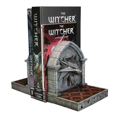 Podpórki pod książki The Witcher 3: Wild Hunt Bookends The Wolf 20 cm The Dark Horse Podpórki pod książki The Witcher 3: Wild Hunt Bookends The Wolf 20 cm The Dark Horse