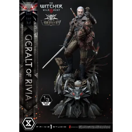 Statuetka Witcher 3 Wild Hunt 1/3 Geralt von Riva Deluxe Version 88 cm Prime 1