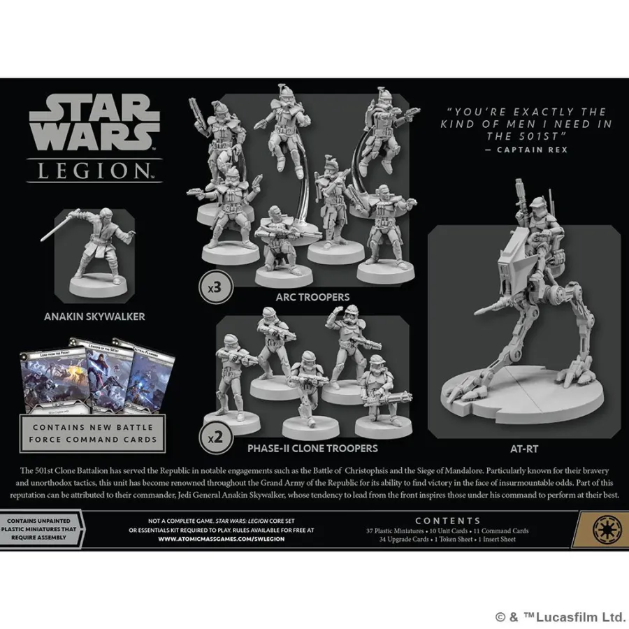 Star Wars: Legion - 501st Legion - Battle Force Starter Kit