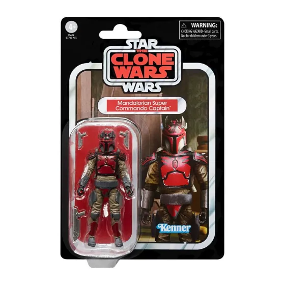Figurka F5629 Star Wars: The Clone Wars Vintage Mandalorian Super Commando Captain 10 cm