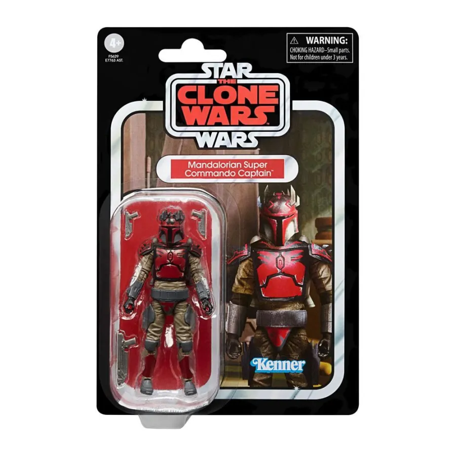 Figurka F5629 Star Wars: The Clone Wars Vintage Mandalorian Super Commando Captain 10 cm